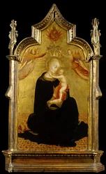 Madonna e criança com anjos, ca. 1445-50.