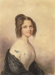 Anne Charlotte Lynch, mais tarde senhora Vincenzo Botta, ca. 1847.