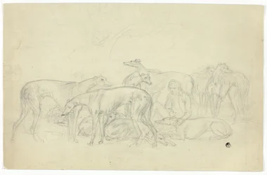 Galgos e seu guardião