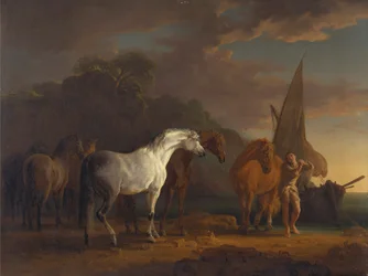 Gulliver Taking His Final Leave of the Land of the Houyhnms