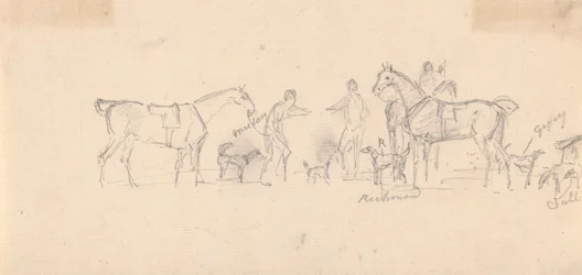 Julgamento de cães de caça com o nome de