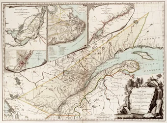 Mapa do Quebeque, Canadá