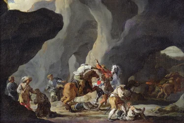 Ataque dos viajantes, c.1634-37
