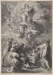 Assunção de Maria com os Apóstolos