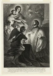 A Virgem e o Menino Aparecendo a São Francisco Xavier