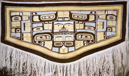 Chilkat Blanket, Tlingit Tribe (têxteis)