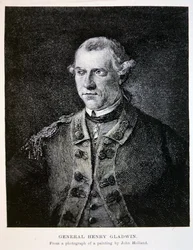 General Henry Gladwin, a partir de uma fotografia de um quadro de John Holland (litho)