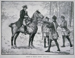 A captura do Major John Andre (litho)