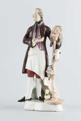 Estilista, figura masculina (porcelana)