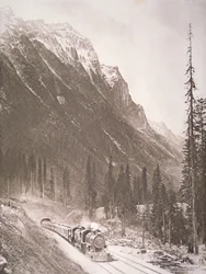 Canadian Pacific Railway Train, c.1925 (foto a p/b)