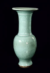 Vaso de Celadon, Yuan Dynasty (1260-1368) (cerâmica)
