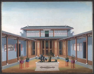 Honam Temple - Pátio com Bairros Residenciais