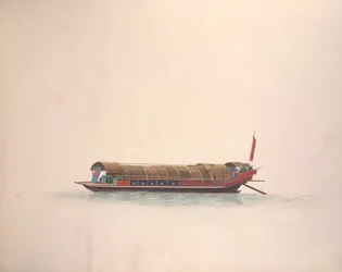 Barco dos Músicos, c.1800-05 (aguarela sobre papel)