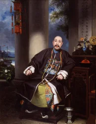 Retrato de Mouqua, Lamqua, c.1840 (óleo sobre tela)