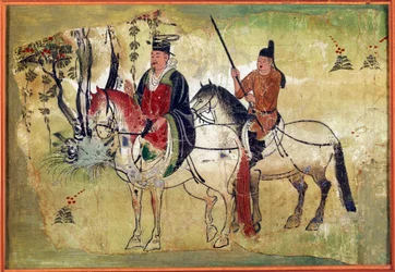 Os Cavalos Celestiais de Ferghana Manuscrito Tibetano por Touen Houang
