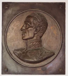 Simon Bolívar, baixo-relevo