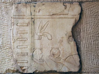 Detalhe de um Relevo, Luxor (pedra)