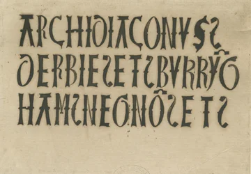 Barton sob Needwood Church - inscrições: fac-símile de tinta, nd [?18 cent] (desenho)