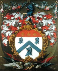 Brasão de Armas de Sir Christopher Wren (1632-1723)