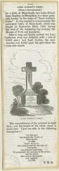 Drayton-in-Hales - &39;Audley Cross on Blore Heath&39;: xilogravura, sd [ 19 cent] (impressão)