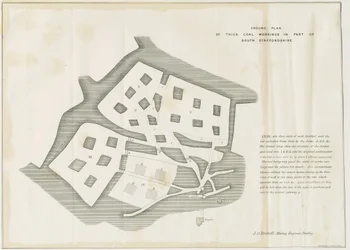 Dudley - Mine-workings: litografia, nd [?19 cent] (imprimir)