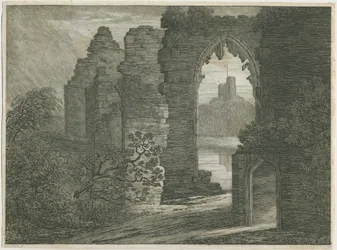 Castelo Dudley - A Fortaleza: gravura
