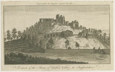 Castelo Dudley: gravura, nd [c 1780] (imprimir)