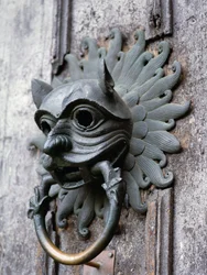 Durham Cathedral Sanctuary Knocker, cópia do original em bronze do século 12 (foto)