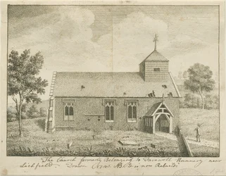 Igreja de Despedida: gravura