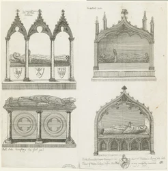Catedral de Lichfield - Túmulos