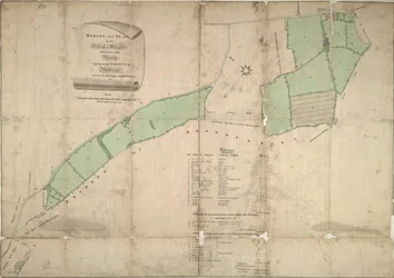 Mapa de Willesden, Londres (litho)