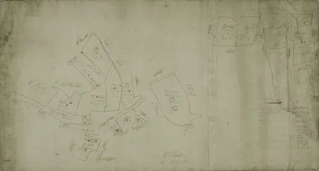 Mapa de Willesden, Londres (litho)