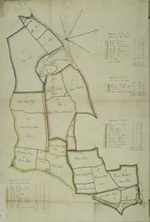 Mapa de Willesden, Londres (litho)
