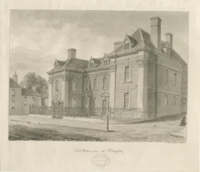 Stafford - Shire Hall: pintura a aquarela