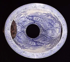 Banheira Staffordshire Blue e branco (cerâmica)