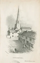 Igreja Uttoxeter - litografia