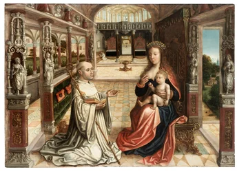 O Milagre da Lactação (óleo sobre painel)