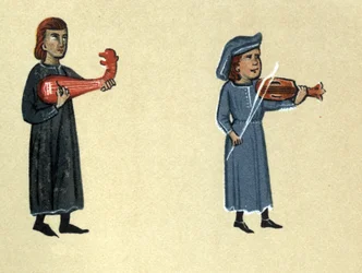 Um Trovador da Idade Média, ilustração do 