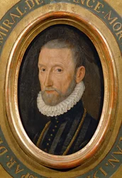 Gaspard de Coligny, almirante, estadista, líder do partido huguenote, assassinado durante São …
