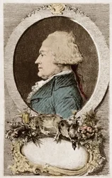 Retrato de Anthelme Brillat Savarin (Brillat-Savarin) Magistrado, Depute of the Third State, Gastrónomo e Escritor Francês