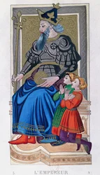 O Imperador, Charles VI tarot, França