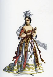 A Princesa de Elide - Ilustração para Obras de Arte Completas de Moliere -