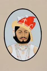 Pintura em miniatura de Bairi Sal Jaisalmer