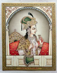 Retrato de Arjumand Banu Begum (d.1631) Mumtaz-i Mahal
