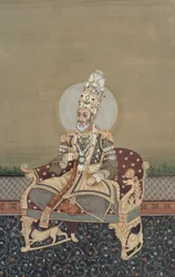 Retrato de Bahadur Shah II (1775-1862)