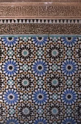 Detalhe de uma parede (cerâmica)