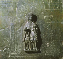 Detalhe da porta do Oratório de São João Evangelista, Itália (bronze)