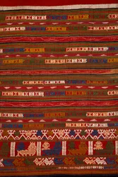 Detalhe de uma saia de Tai Lu, Muang Hun, Província de Udomxai, Laos (têxtil)