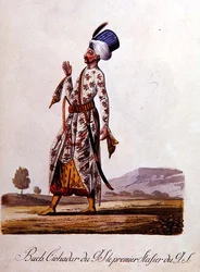 Sultão, do álbum de trajes turcos, finais do século XVIII