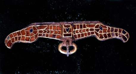 Merovingian fibula. Museu de Saint-Germain en Laye